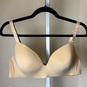 Auden The Bliss Beige Wirefree Lightly Lined Convertible Straps Bra 40C NWT